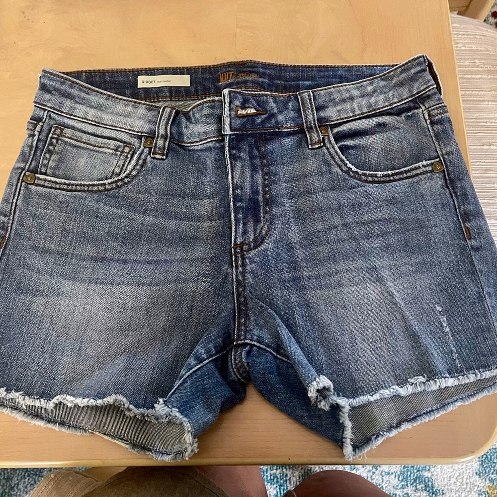 KUT from the Kloth Gidget denim shorts